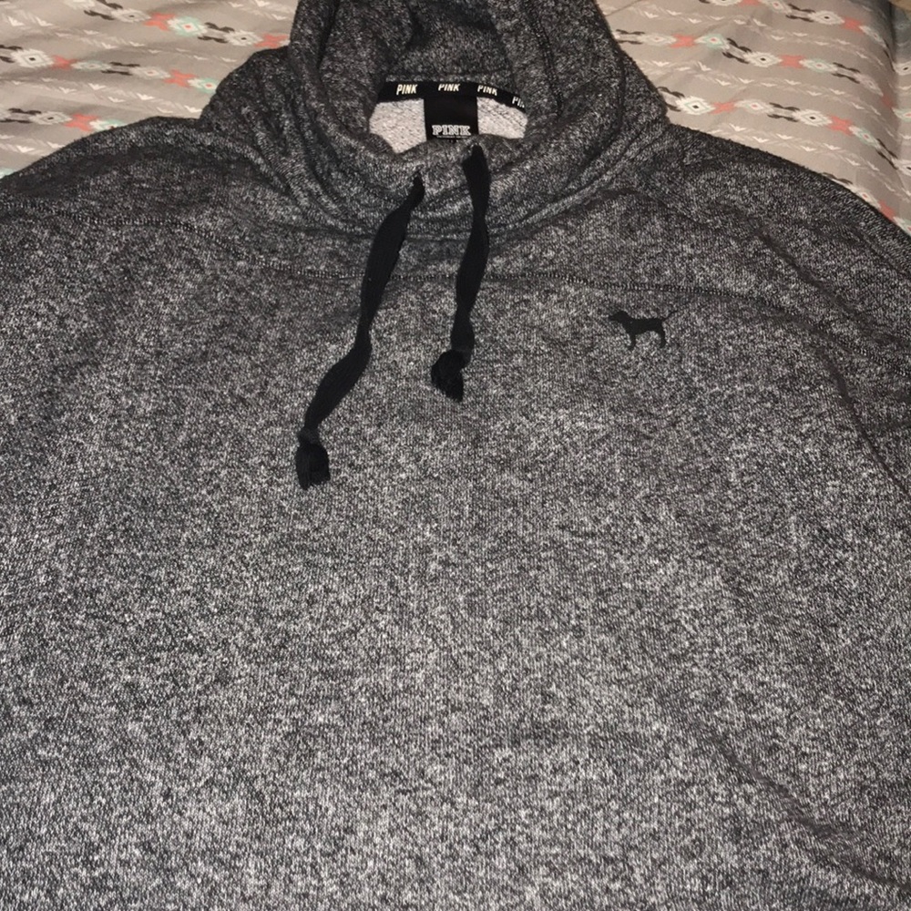 Pink and black grey sweater :)